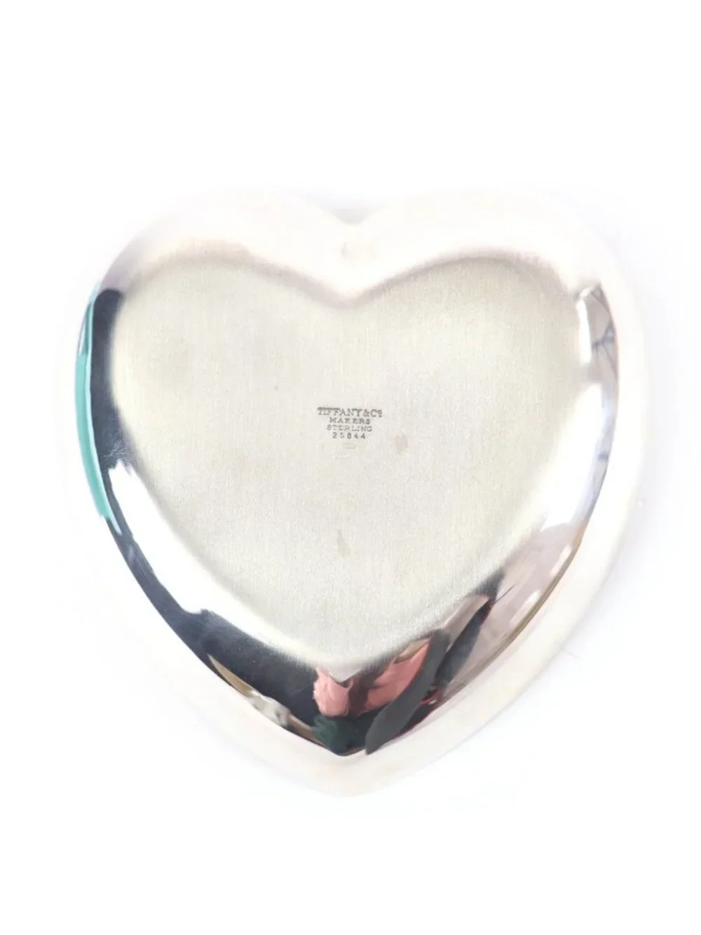 Tiffany & Co Vintage 925 Sterling Silver Tray Heart Plate Dish Box Weight